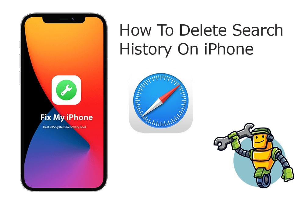 Delete search history on iPhone