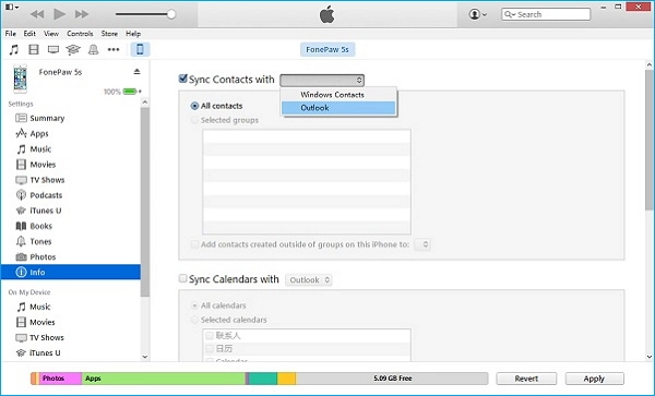 How to copy iPhone contacts to computer
