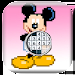 Color by number Mickey Mouse Pixel art